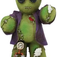 Ebros Day of The Dead Pinheadz Monster with Voodoo Stitches Figurine Halloween Collectible Toy Statue Fantasy Mythical Beings Undead Apocalypse Horror Icon (Steampunk Frankenstitch Frankenstein)