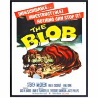 The Blob - Horror Movie Merchandise - Home Theater Decor - 8x10 Horror Movie Poster - Scary Movie - Vintage Hollywood Movie Wall Art Print - Classic Movie - Man Cave, Boys Bedroom, Teens Room