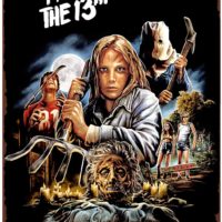 NGHF Friday The 13th Classic Movie Poster Horror Vintage Retro Tin Sign Metal Decor 8X12inches