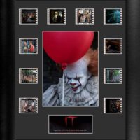 Trend Setters – IT – Pennywise the Dancing Clown and the Balloon – FilmCells 11” x 13” Mini Montage Presentation – Featuring Ten (10) 35 mm Film Clip with Easel Stand