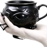 Witch Cauldron Coffee Mug in Gift Box by Rogue + Wolf Porcelain 3D Novelty Mugs Gothic Tea Cup Witches Goth Decor Witchcraft Wicca Supplies 14 oz 400ml
