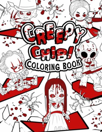 Creepy Chibi Coloring Book