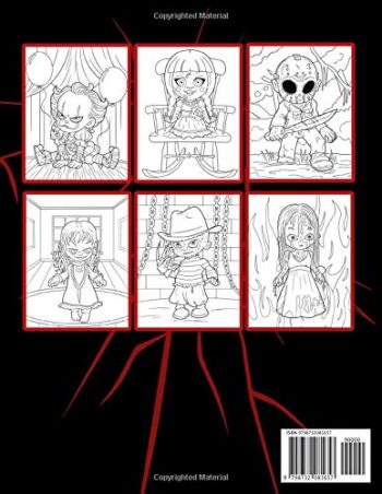 Creepy Chibi Coloring Book: A Stunning Coloring Book With Many...