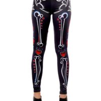 One Size Sugar Skull Leggings