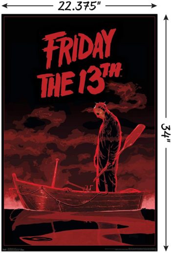 Trends International Friday The 13th - Boat Wall Poster, 22.375" x 34", Unframed Version