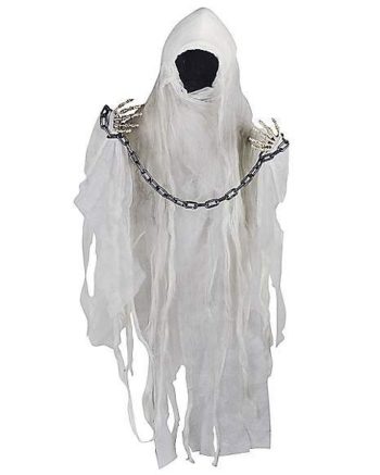 3 ft Animated Faceless Hanging Reaper - Decorations