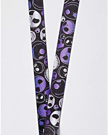 Checkered Jack Skellington Lanyard - The Nightmare Before Christmas