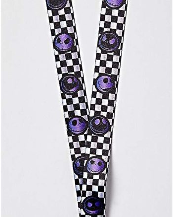 Checkered Jack Skellington Lanyard - The Nightmare Before Christmas