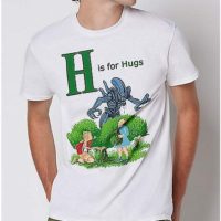 H is for Hugs Alien T Shirt