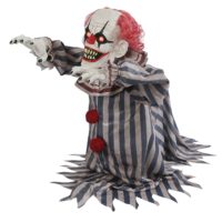 Jumping Evil Clown Halloween Prop