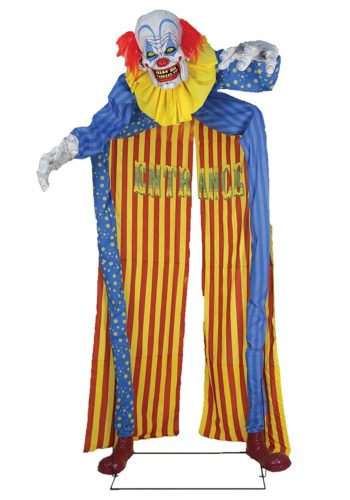 Looming Clown 10 foot Animated Archway Prop