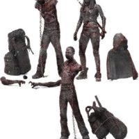 McFarlane Toys The Walking Dead TV Series 3 Bloody Black and White Michonne and Pet Zombie Action Figure, 3-Pack