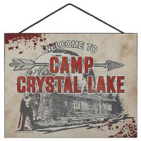 Welcome to Camp Crystal Lake Sign - Friday the 13th