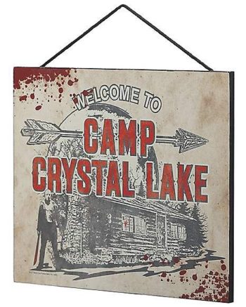 Welcome to Camp Crystal Lake Sign - Friday the 13th