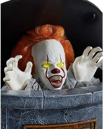 21 Inch Pennywise Sewer Grate Animatronic Decoration - It Chapter Two