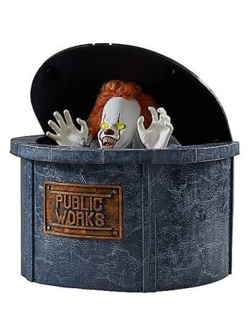 21 Inch Pennywise Sewer Grate Animatronic Decoration - It Chapter Two