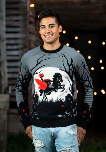 Adult Headless Horseman Halloween Sweater