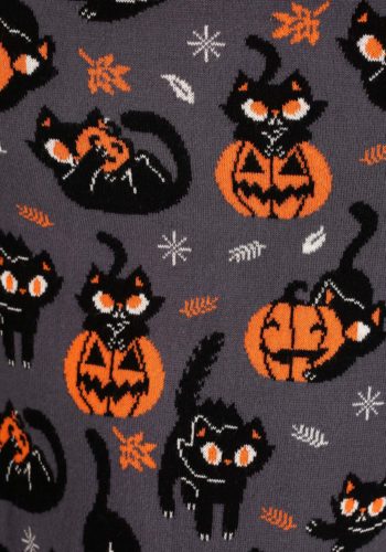 Adult Quirky Kitty Halloween Sweater