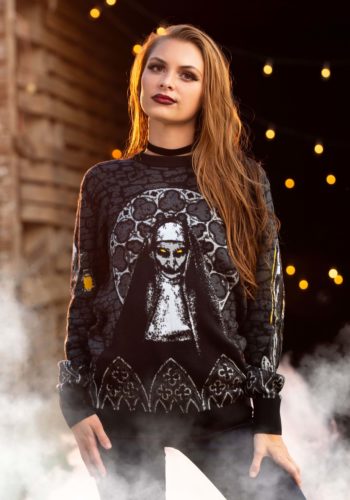 Adult The Nun Halloween Sweater