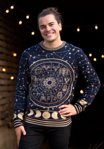 Astrology Signs Halloween Sweater for Adults