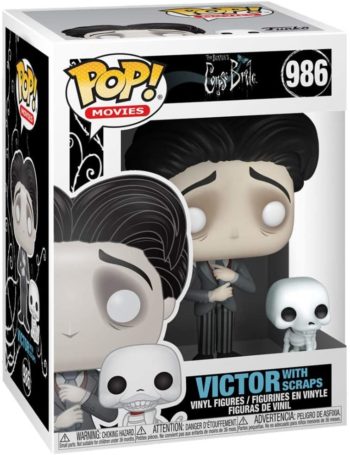 Funko Pop! & Buddy: Corpse Bride - Victor with Scraps, Multicolor, 3.75 inches (49045)