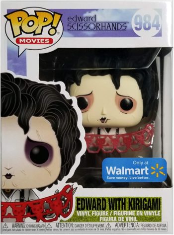 Edward Scissorhands Pop Vinyl Collectible Toy Figure - Edward with Kirigami Exclusive Limited Edition