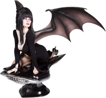 Enesco Elvira Mistress of The Dark Grand Jester Studios Deluxe 1:4 Scale Limited Edition Statue Figurine, 16 inch, Multicolor