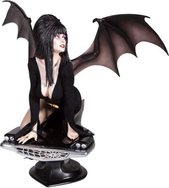 Enesco Elvira Mistress of The Dark Grand Jester Studios Deluxe 1:4 Scale Limited Edition Statue Figurine, 16 inch, Multicolor