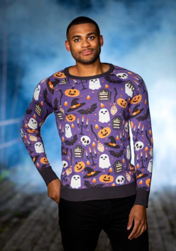 Halloween Mischief Adult Halloween Sweater