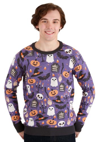 Halloween Mischief Adult Halloween Sweater