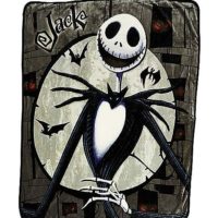 Jack and Sally Reversible Fleece Blanket - The Nightmare Before Christmas