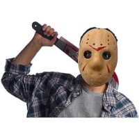 Jason Voorhees Half Mask and Machete Kit - Friday the 13th