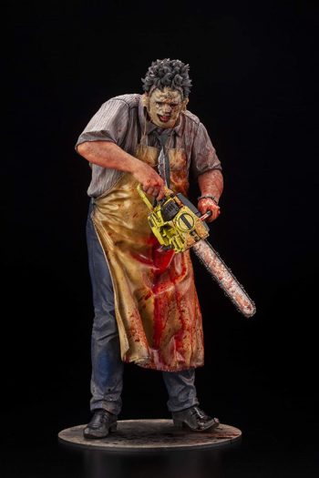 Kotobukiya The Texas Chainsaw Massacre: Leatherface (1974 Slaughterhouse Version) ArtFX Statue, Multicolor, 6 inches