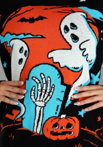 Neon Halloween Sweater for Adults