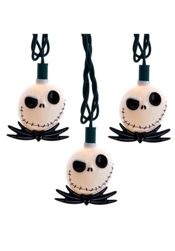 Nightmare Before Christmas Jack Skellington 10 Piece Light Set