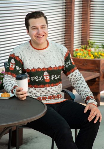 Pumpkin Spice Latte Adult Halloween Sweater