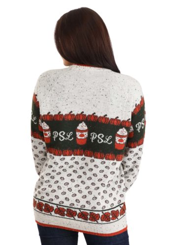 Pumpkin Spice Latte Adult Halloween Sweater