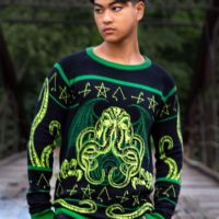 Rage of Cthulhu Halloween Sweater for Adults