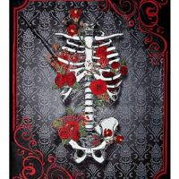 Rib Cage Fleece Blanket