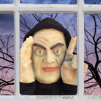 Scary Peeper Electronic Tapping Window Halloween Decoration