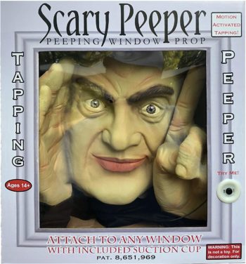 Scary Peeper Electronic Tapping Window Halloween Decoration