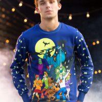 Scooby-Doo Glow-in-the-Dark Halloween Sweatshirt for Adults