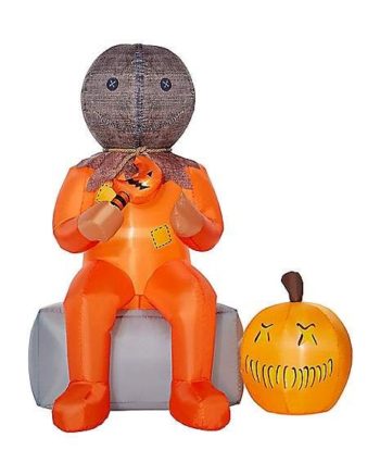 44 Inch LED Light-Up Sam Inflatable Decoration - Trick 'r Treat