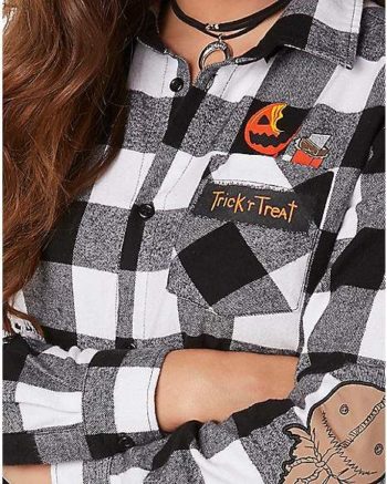 Adult Flannel Shirt - Trick 'r Treat