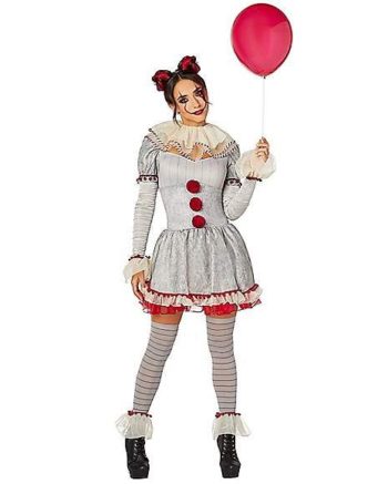 Adult Pennywise Clown Dress Costume - It Chapter Two (1)