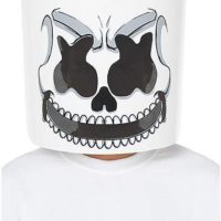 Adult Skeleton Marshmello Half Mask