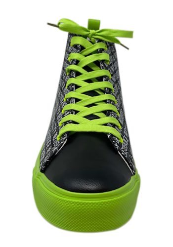 Adult's Beetlejuice Printed Logo Hi-Top Sneakers