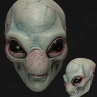 Alien Visitor Mask for Adults