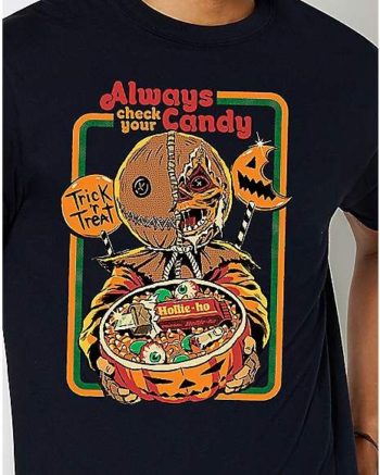 Always Check Your Candy T Shirt - Steven Rhodes