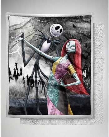 Always Together Sherpa Fleece Blanket - The Nightmare Before Christmas